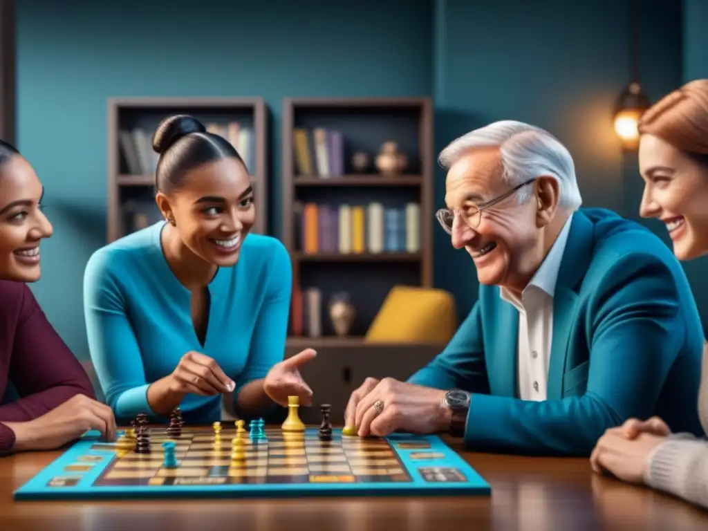 Un ambiente cálido y diverso en un juego de mesa, con inclusión de género