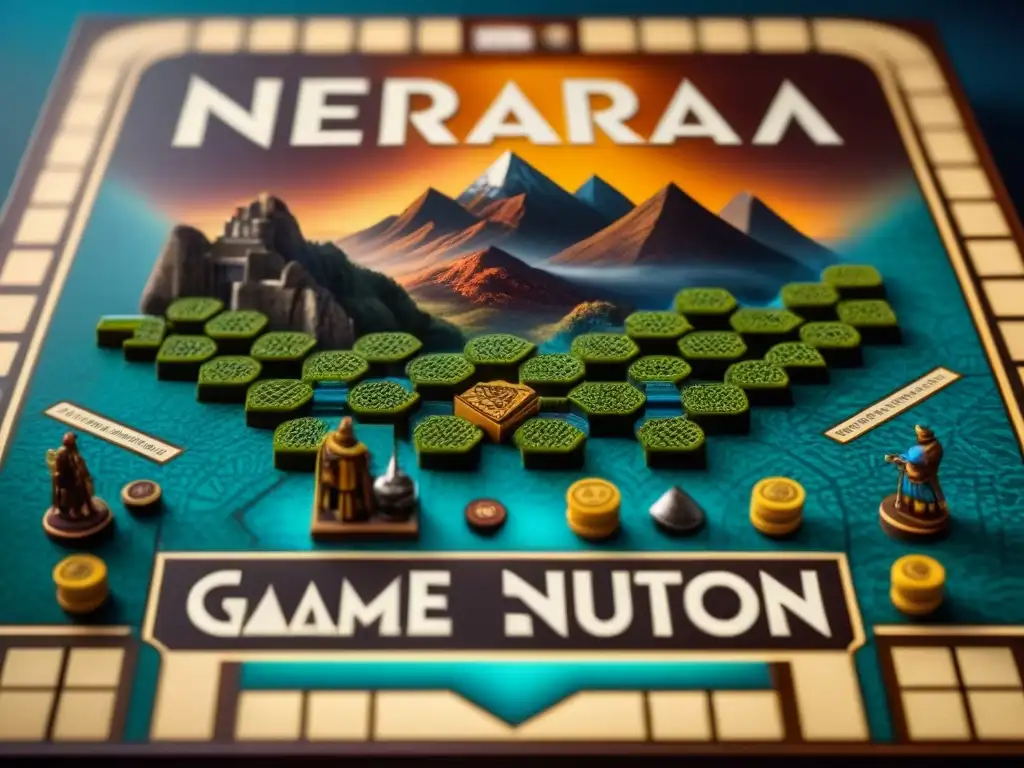 Antiguo mosaico de civilizaciones jugando un juego estratégico en un tablero, destacando la historia de los juegos de mesa