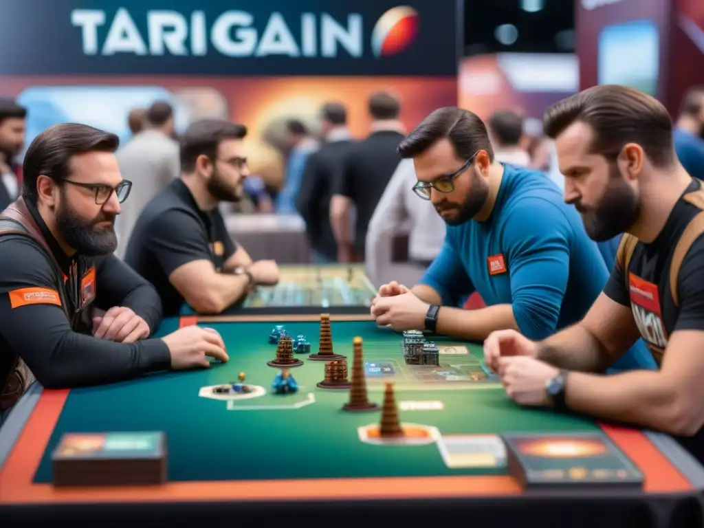 Apasionados jugadores disfrutan de Terraforming Mars en convención de juegos de mesa