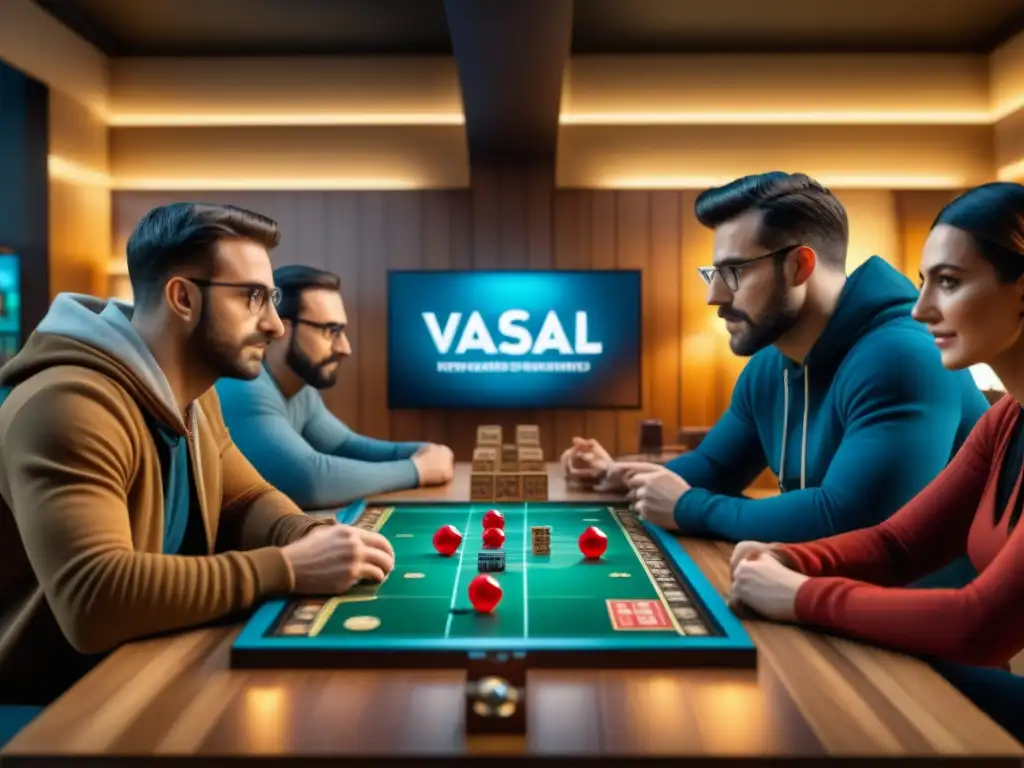 Apasionados de los juegos de mesa VASSAL disfrutan de una partida inmersiva