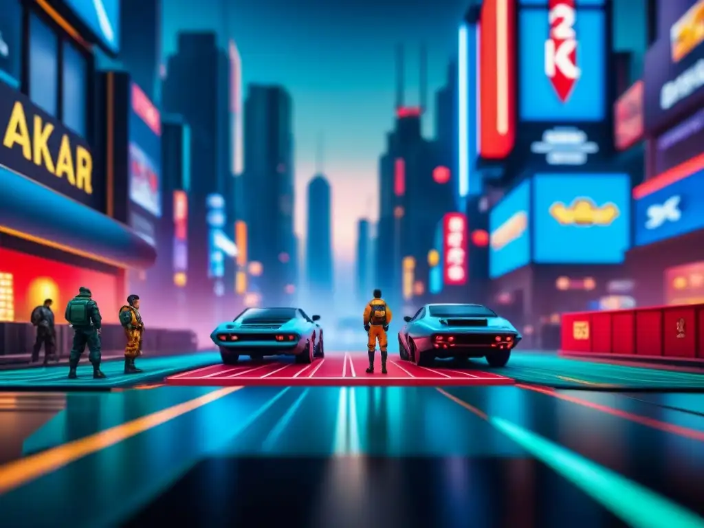 Un apasionante juego de mesa Akira envuelve a jugadores en una ciudad futurista y neoniluminada