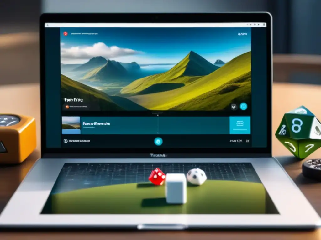 Una comparativa visual entre Tabletopia y Roll20, resaltando sus características únicas