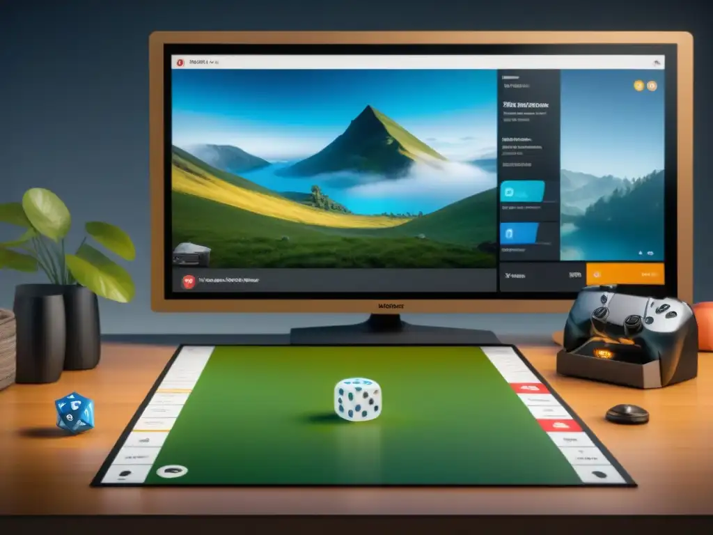 Una detallada comparativa entre Roll20 y Tabletop Simulator, mostrando sus distintas interfaces de juegos de mesa virtuales