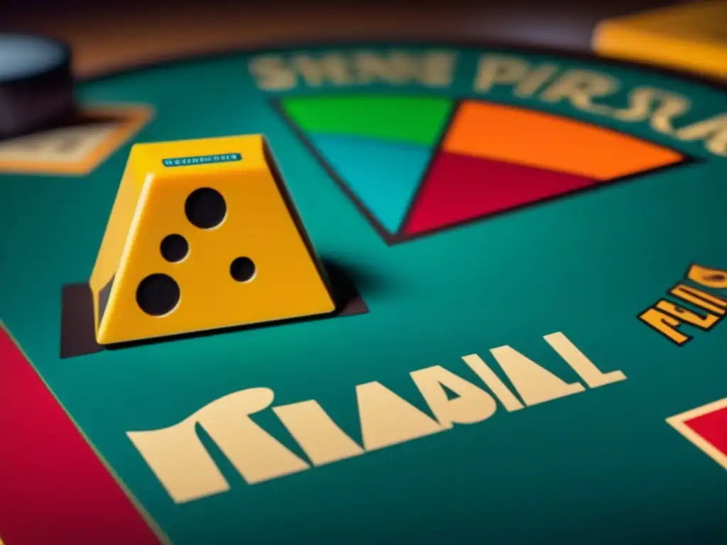 Detalles coloridos y nostálgicos del juego Trivial Pursuit