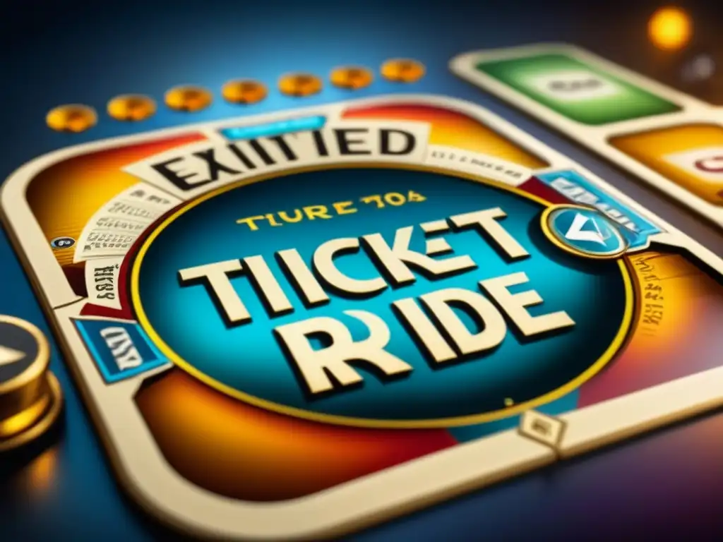 Detalles de lujo del juego de mesa Edición limitada Ticket to Ride