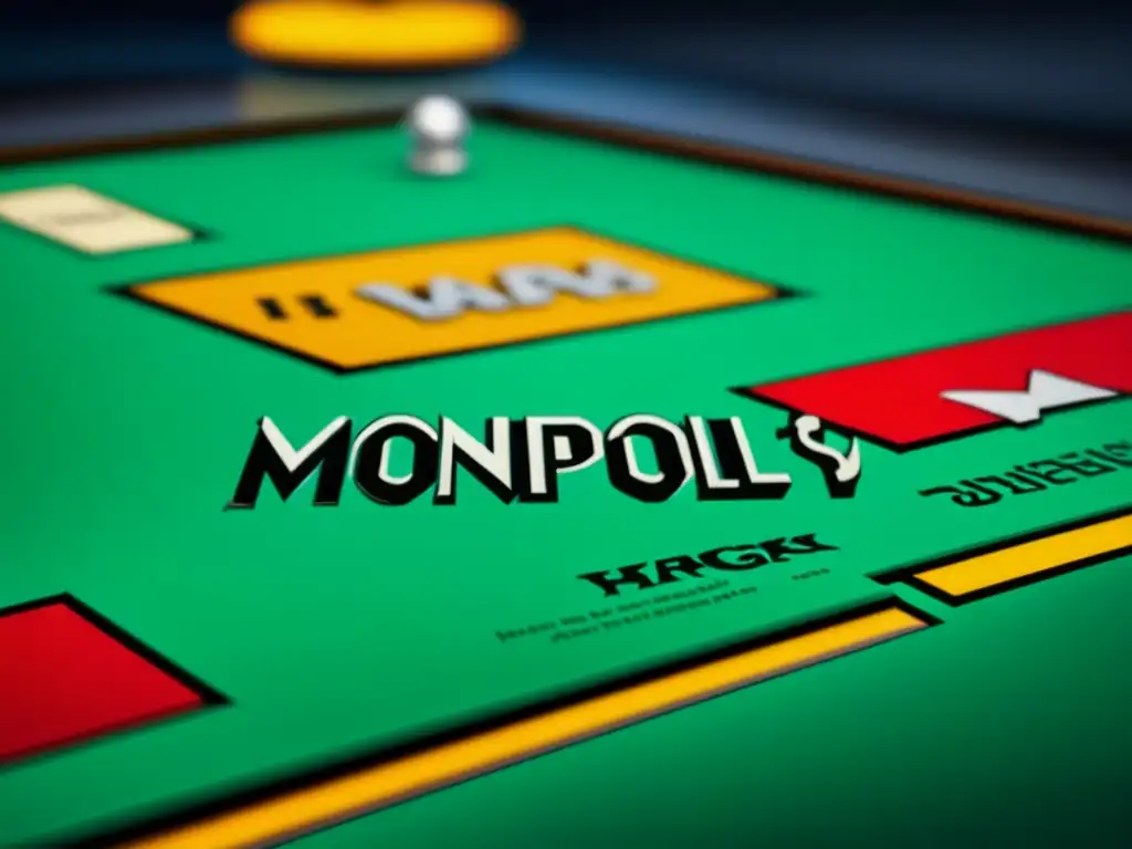 Detalles nostálgicos del juego de mesa Monopoly, ideal para coleccionistas de artículos coleccionables juegos de mesa