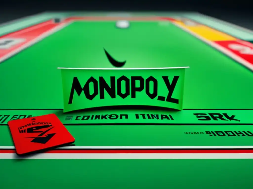 Detalles vibrantes del juego Monopolio Nike Edition fusionando la moda deportiva con el capitalismo