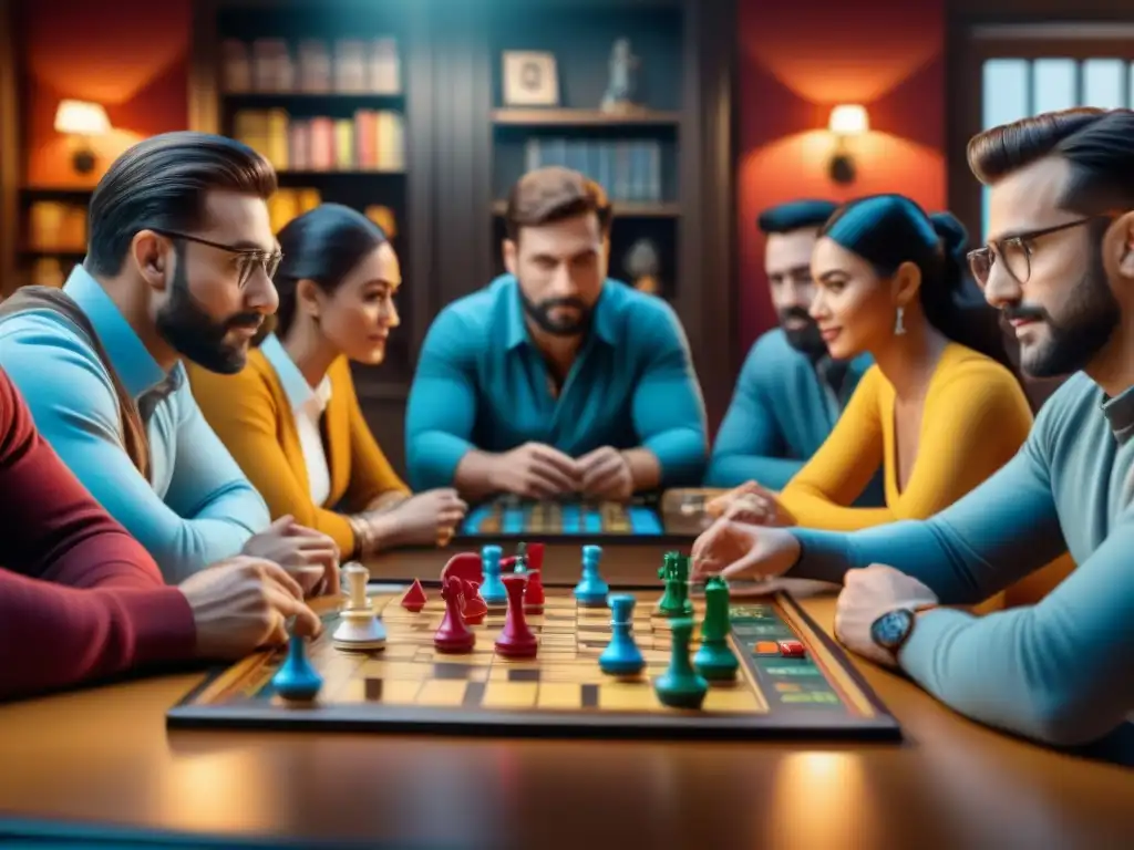 Diversidad y diversión en una partida de juegos de mesa