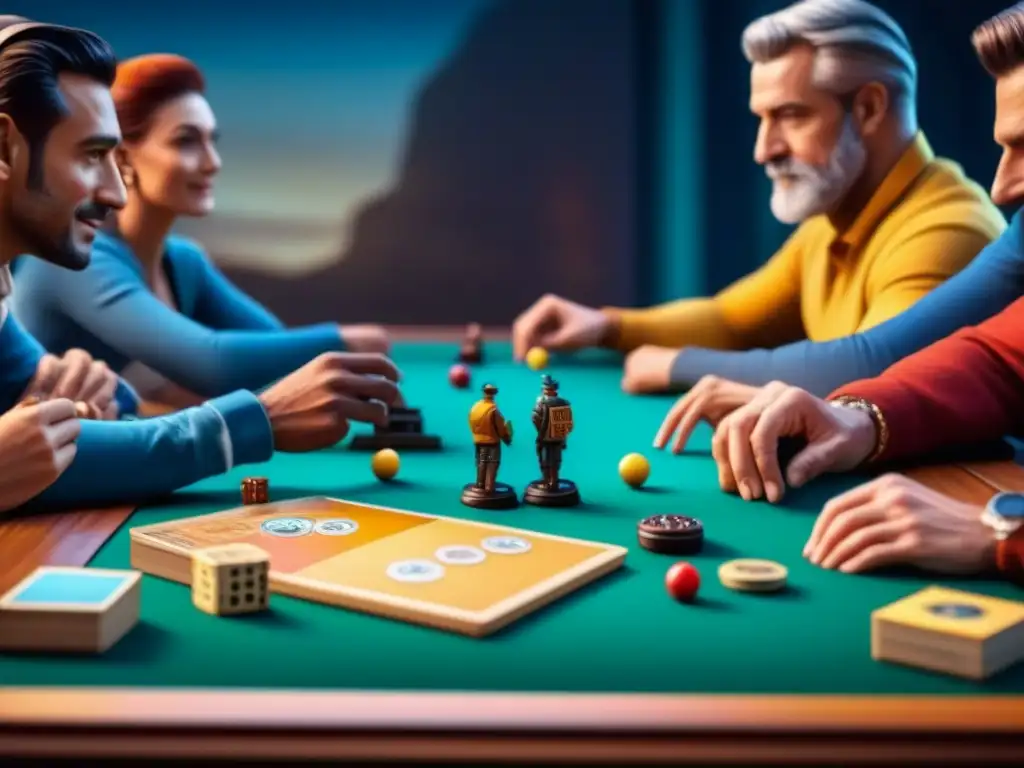 Diversidad y emoción en juego de mesa, reflejando impacto digital y coleccionismo