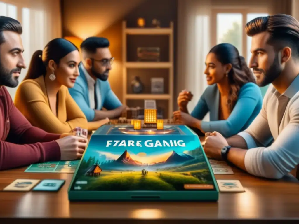 Emocionante diversidad en juego de mesa La diversidad y emoción de una partida de juegos de mesa