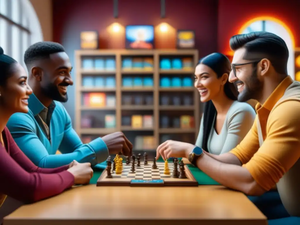 Diversión y camaradería en una tienda de juegos de mesa con Kit de inicio juegos mesa