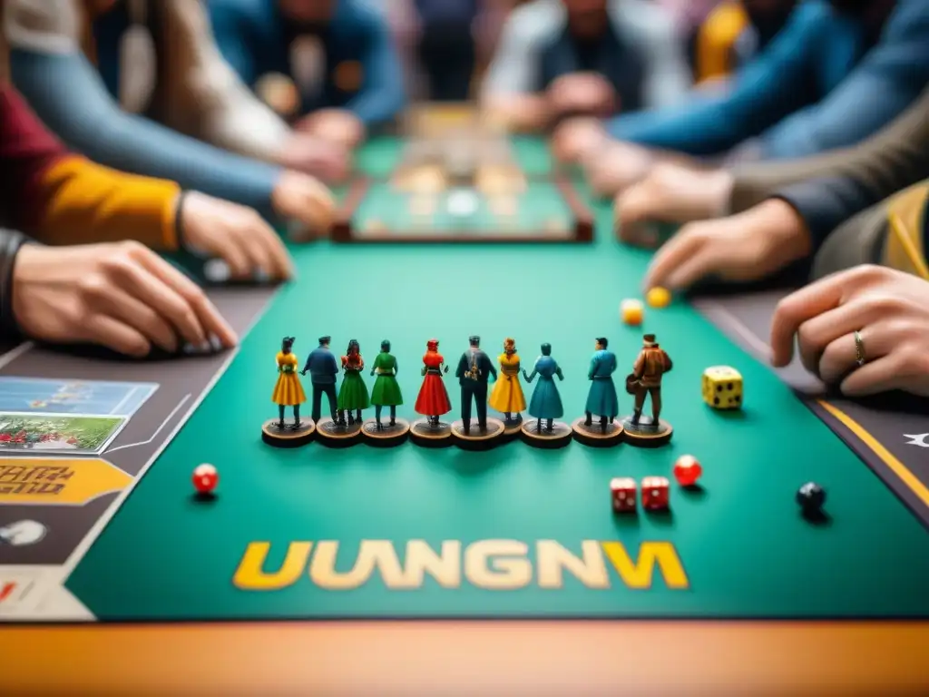 Un emocionante encuentro en una feria de juegos de mesa, donde jugadores comparten su pasión y estrategias