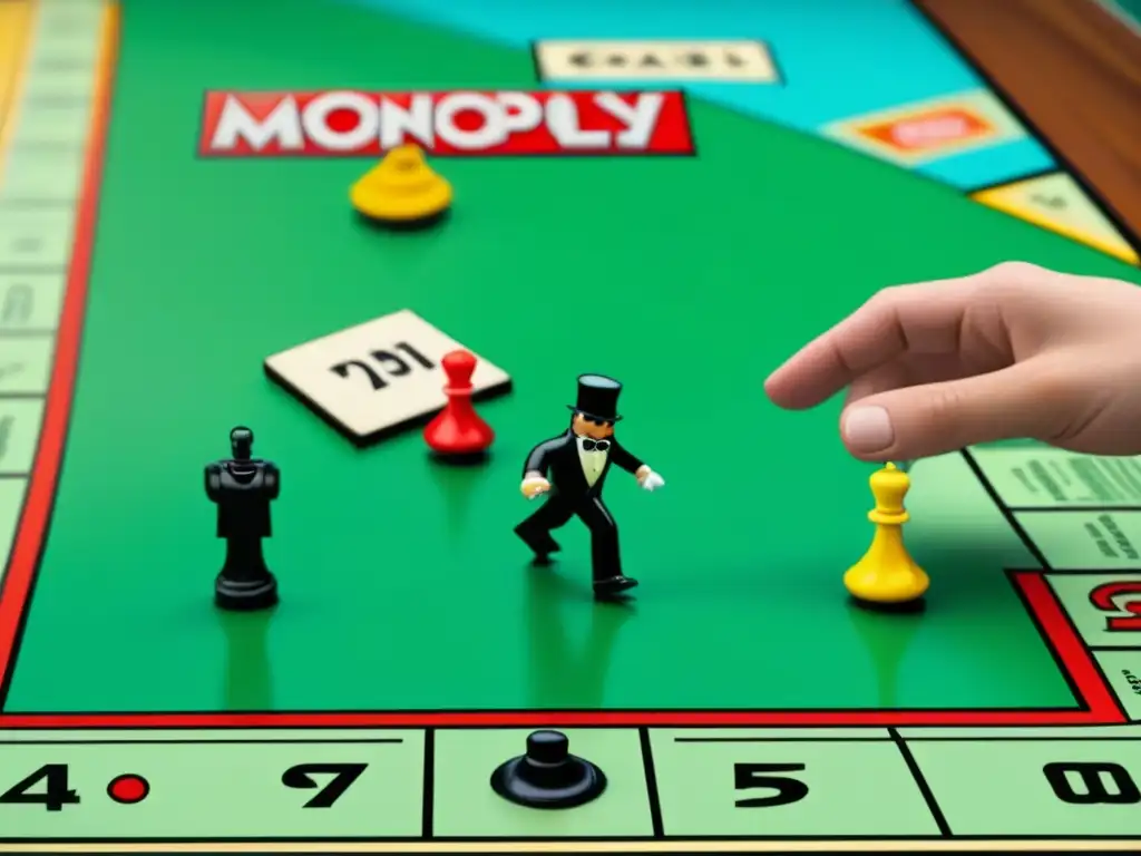 Un emocionante encuentro alrededor de un juego vintage de Monopoly, reflejando la historia y evolución de los juegos de mesa