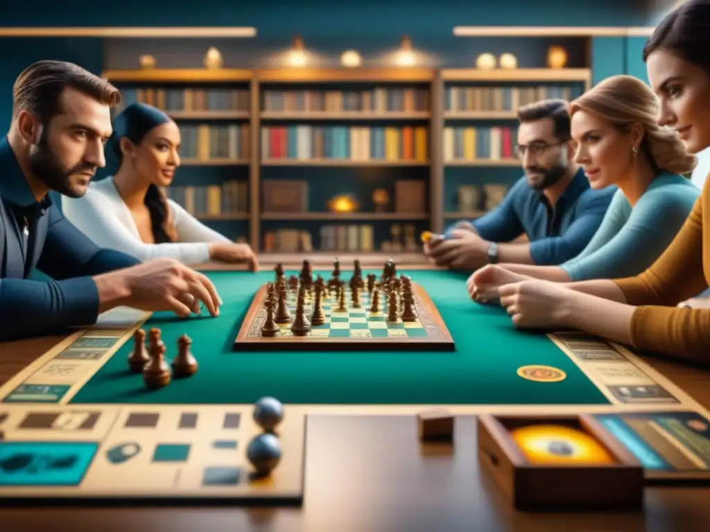 Juegos de mesa: una experiencia narrativa inmersiva Un emocionante encuentro alrededor de juegos de mesa inmersivos, mostrando la evolución narrativa de este entretenimiento