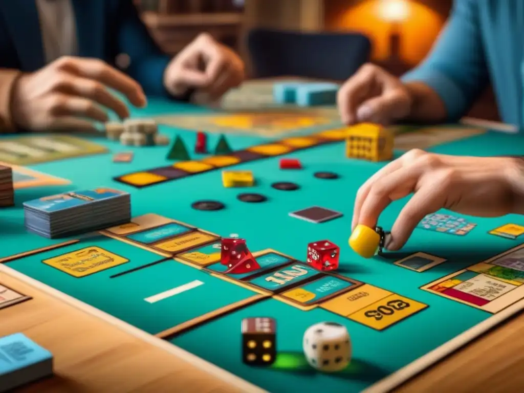 Emocionante imagen de amigos disfrutando de juegos de mesa en venta