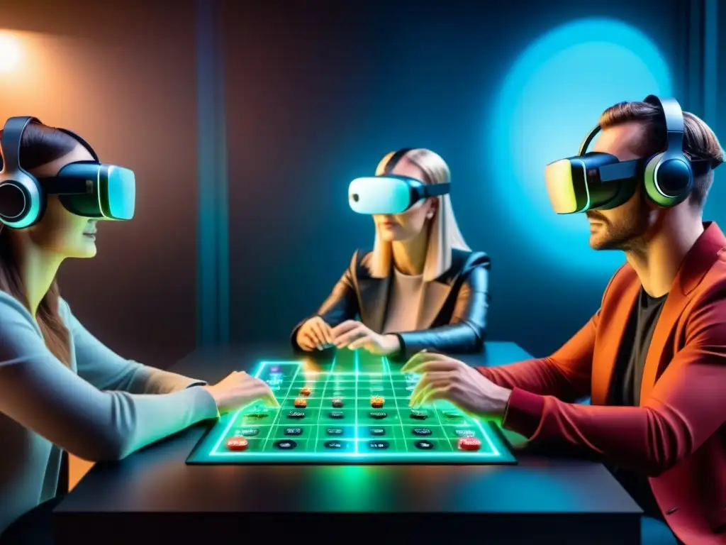 Un emocionante juego de mesa digital en Realidad Virtual con jugadores inmersos en hologramas