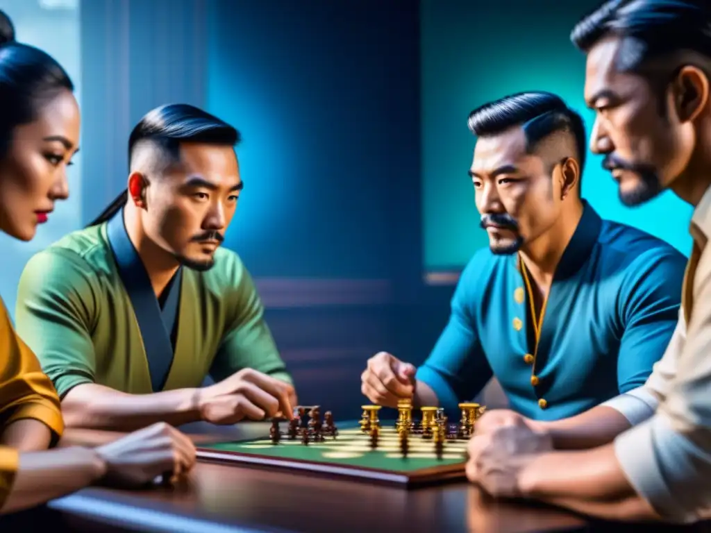 Un emocionante juego de mesa estratégico donde los jugadores aplican las enseñanzas de Sun Tzu, concentrados y en camaradería