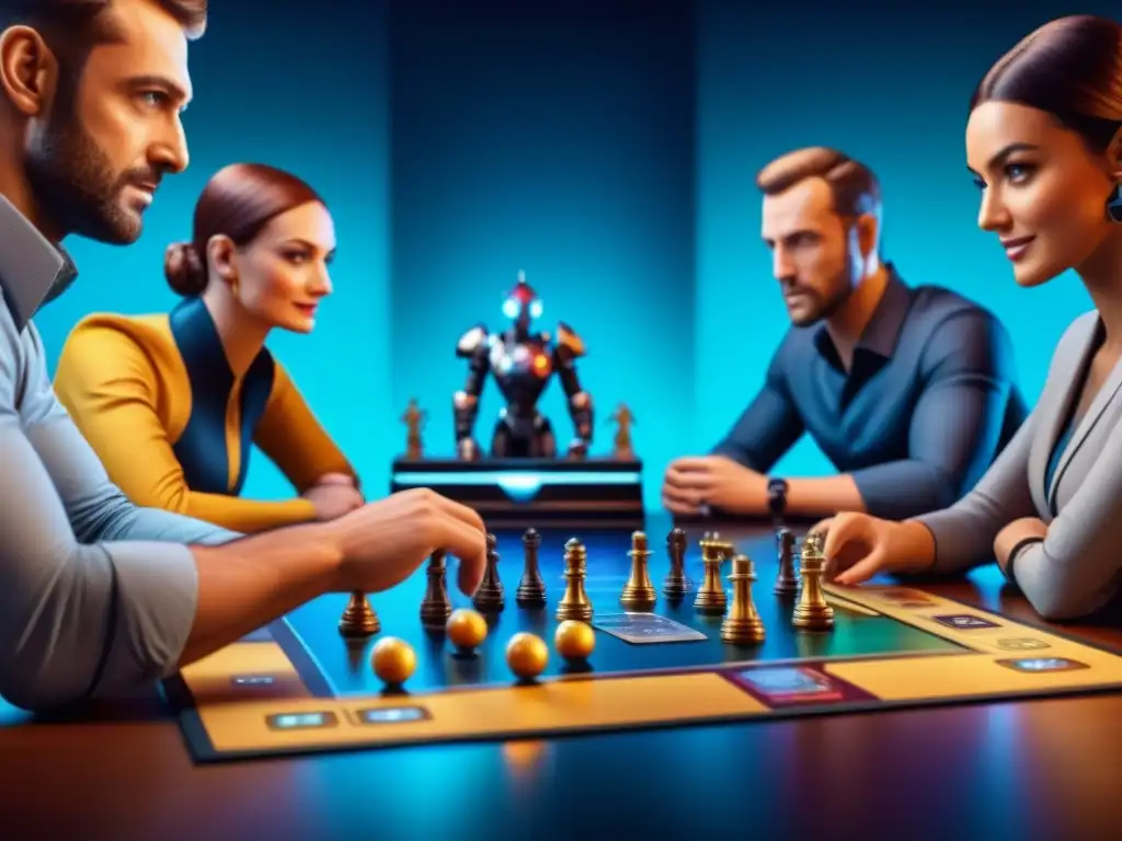 Un emocionante juego de mesa futurista con Integración de inteligencia artificial en juegos de mesa