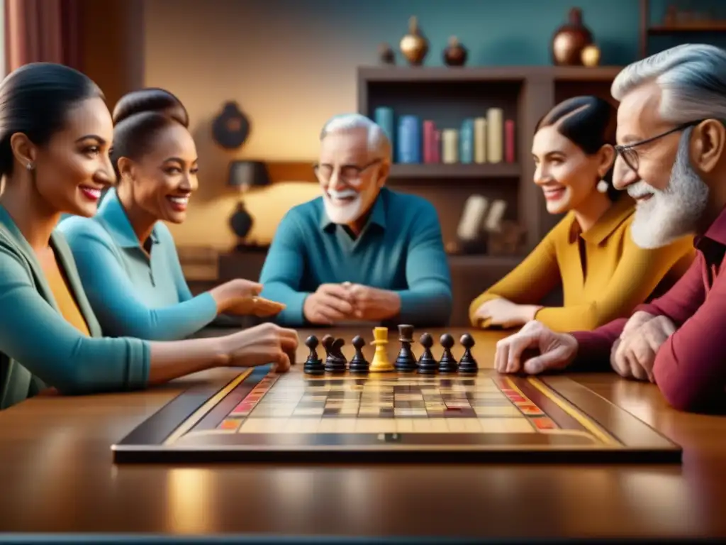 Emocionante juego de mesa reuniendo a diferentes generaciones