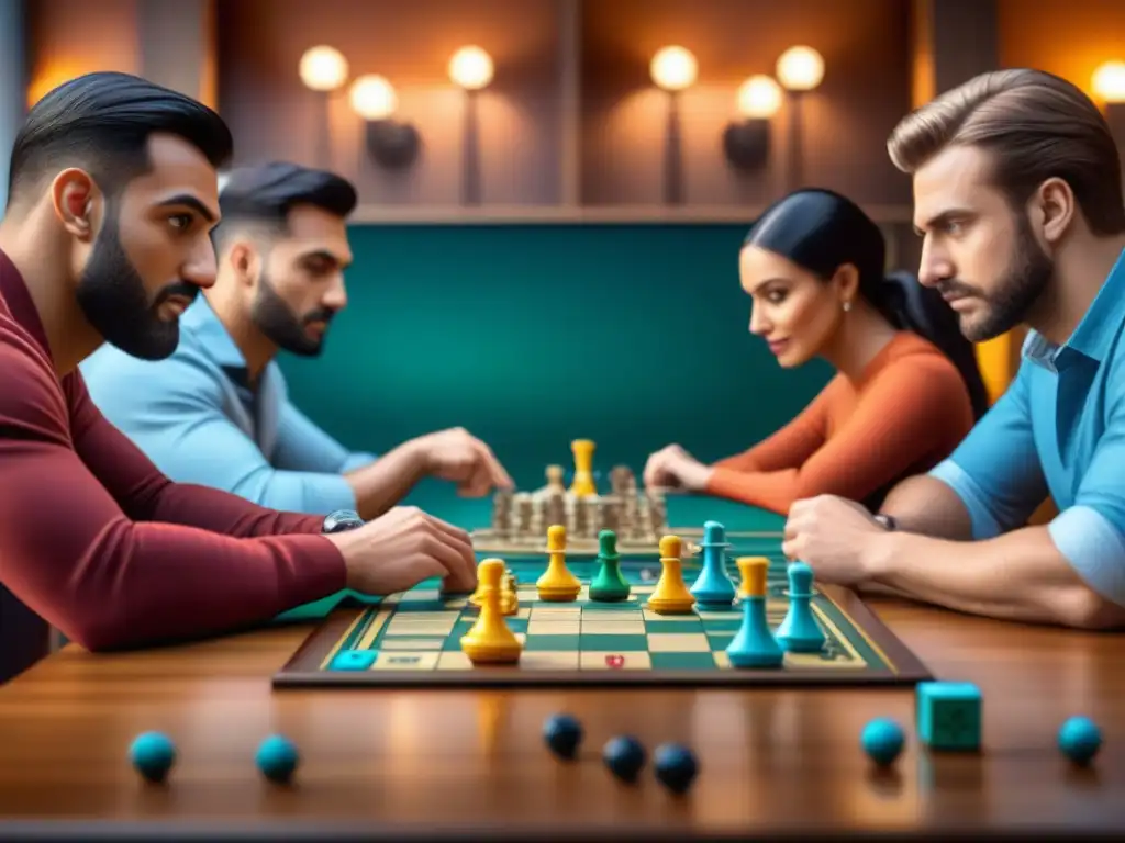 Un emocionante juego de mesa con impacto psicológico positivo en una diversa y concentrada grupo de jugadores