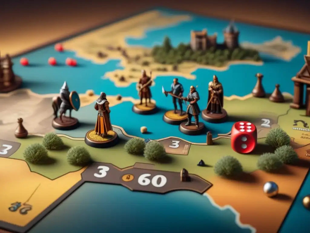 Un emocionante juego de mesa con narrativas interactivas en un mundo de fantasía medieval