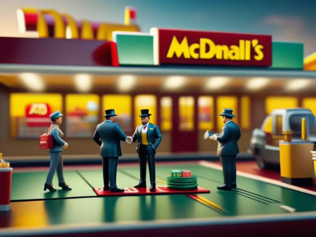 Un emocionante juego de Monopoly de McDonald's con estrategias y diversión en un restaurante McDonald's