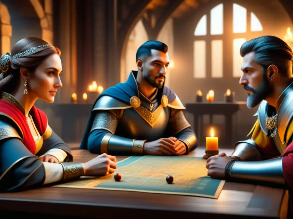 Emocionante sesión de juego de rol de Dragon Age con personajes diversos inmersos en un mundo de fantasía medieval