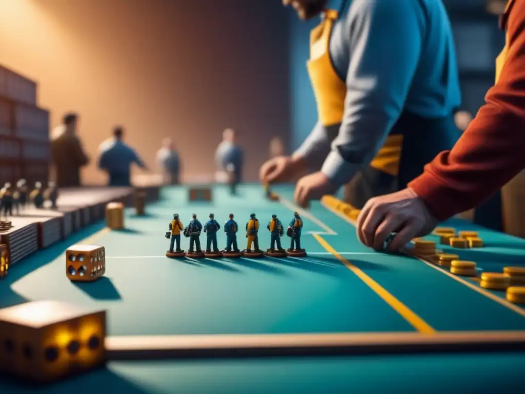 Fabricación detallada de juegos de mesa: tras bambalinas Emocionante fábrica de juegos de mesa en Kickstarter, con trabajadores ensamblándolos meticulosamente para su importación