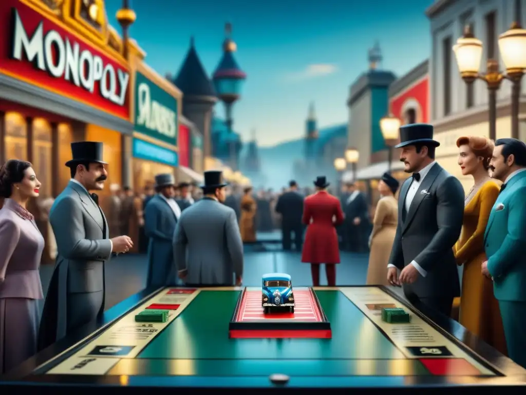 El emocionante set de filmación de la adaptación cinematográfica del Monopoly, con actores, director, props y coches de época