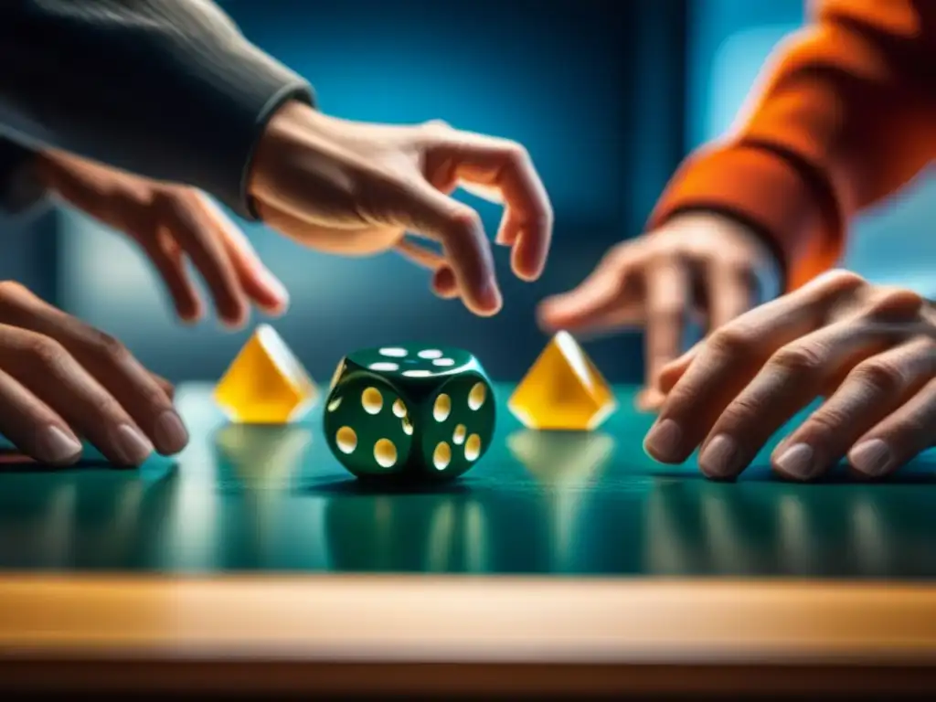 Emociones entrelazadas en un juego de mesa, desafiar límites con juegos de mesa