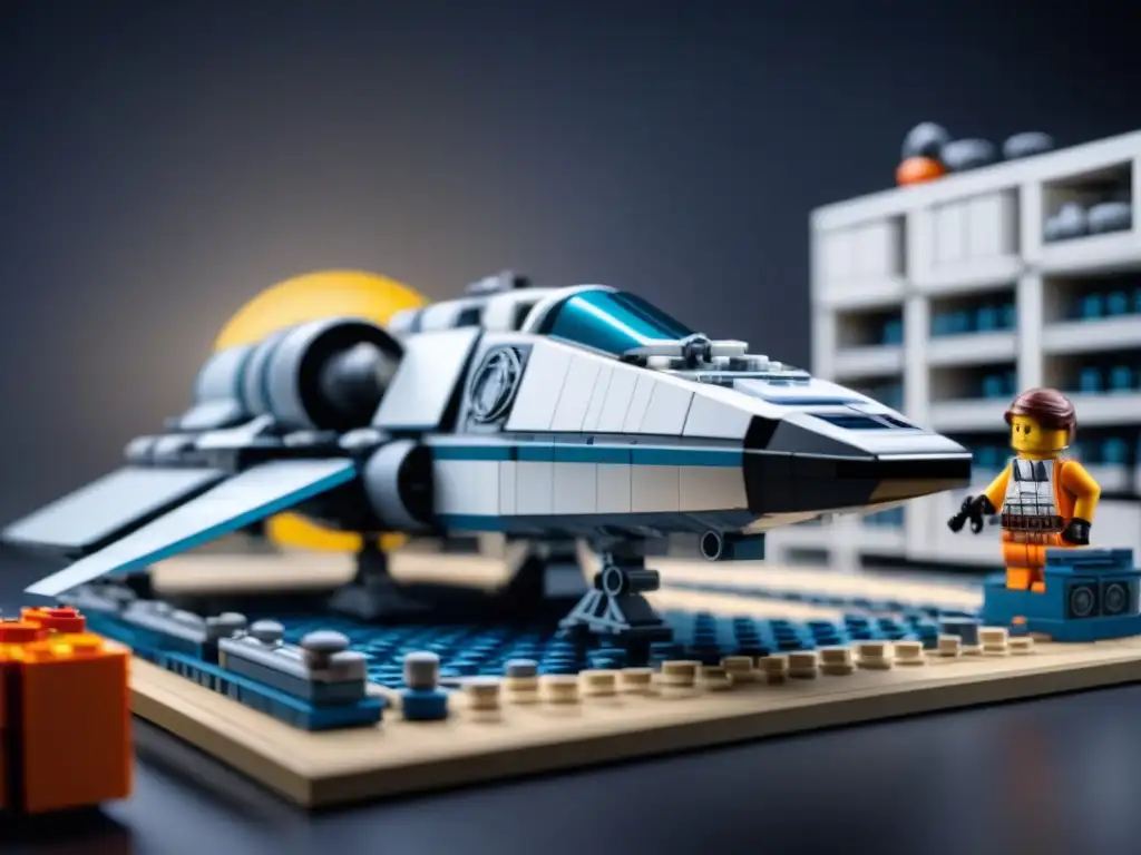 Equipo de diseñadores crea nave de Star Wars con LEGO