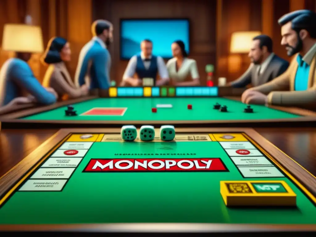 Una escena de juegos de mesa: clásico Monopoly vs