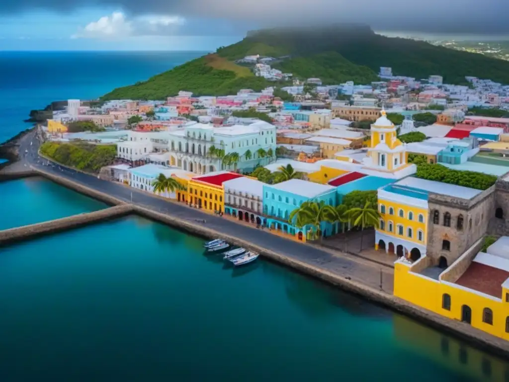 Descubre las estrategias ganadoras para Puerto Rico en la vibrante belleza de su casco antiguo en San Juan, con edificios coloridos y mercados locales