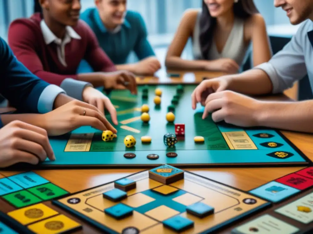 Estudiantes disfrutan de beneficios educativos de los juegos de mesa en emocionante clase de historia