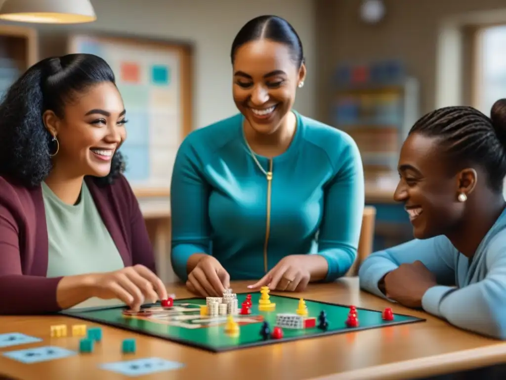 Estudiantes con discapacidades disfrutan de beneficios juegos de mesa en aula inclusiva