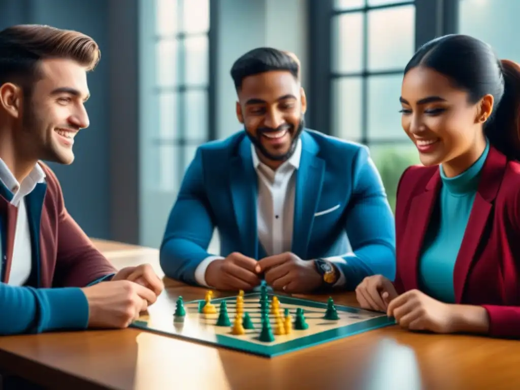 Estudiantes disfrutan de un juego de mesa, creando lazos y diversión