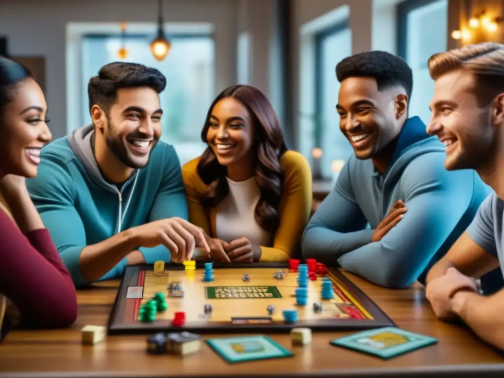 Estudiantes disfrutan de noche de juegos de mesa con descuentos en un ambiente acogedor y lleno de camaradería