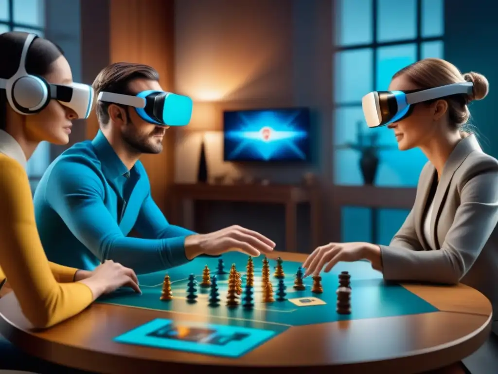 Una experiencia inmersiva de juegos de mesa realidad mixta, donde la tecnología y la diversión se fusionan en un emocionante encuentro futurista