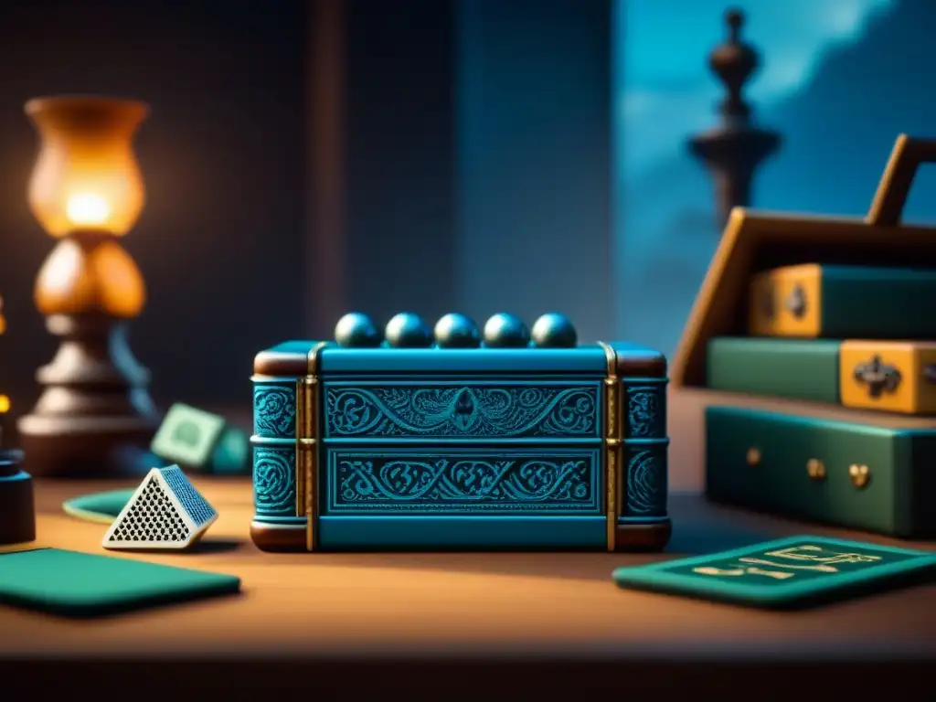 Exquisita decoración temática juegos de mesa en azul, con detalles elegantes y sofisticados