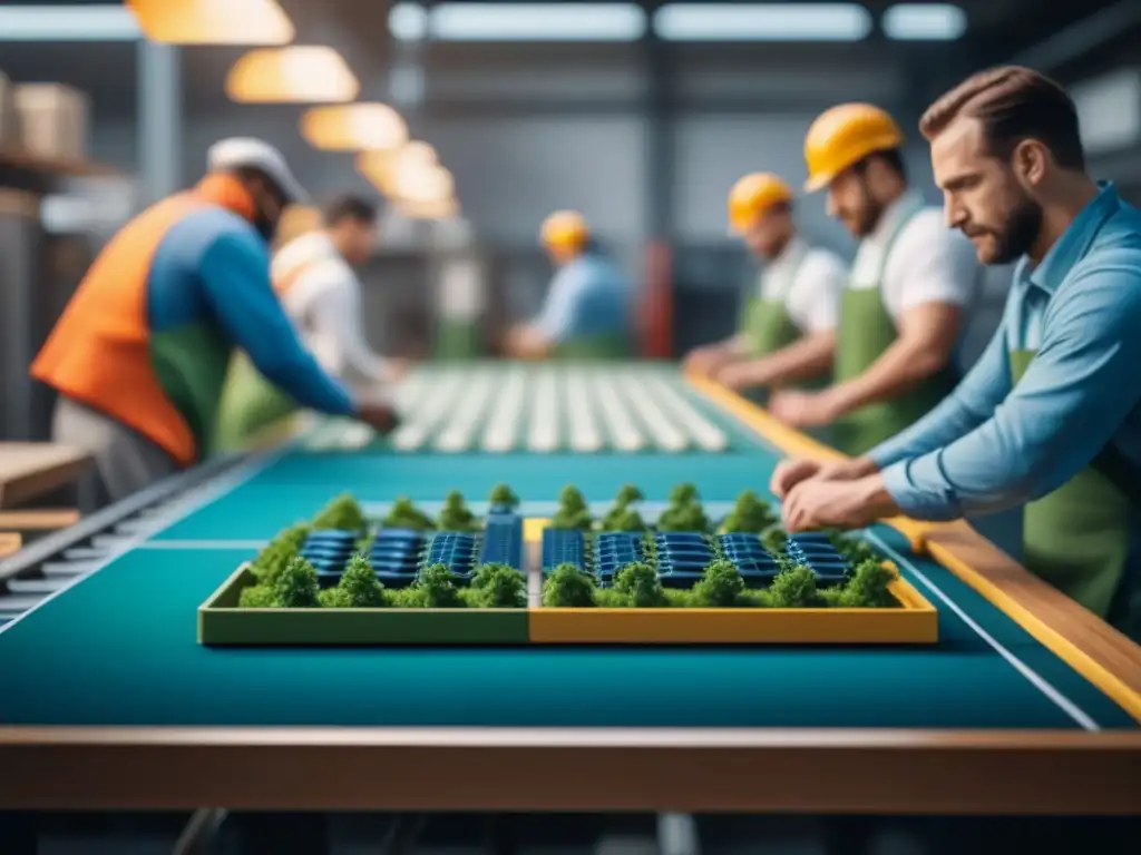 Una fábrica de juegos de mesa ecoamigables muestra sostenibilidad en la producción