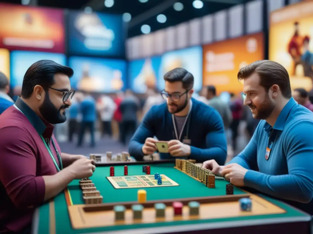 Ferias de juegos de mesa en la era digital: Diversidad, emoción y aprendizaje en un centro de convenciones animado