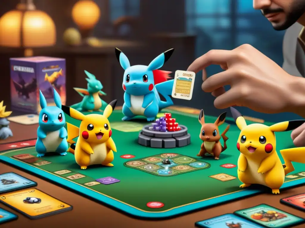 Grupo concentrado en Juegos de mesa Pokémon estrategias