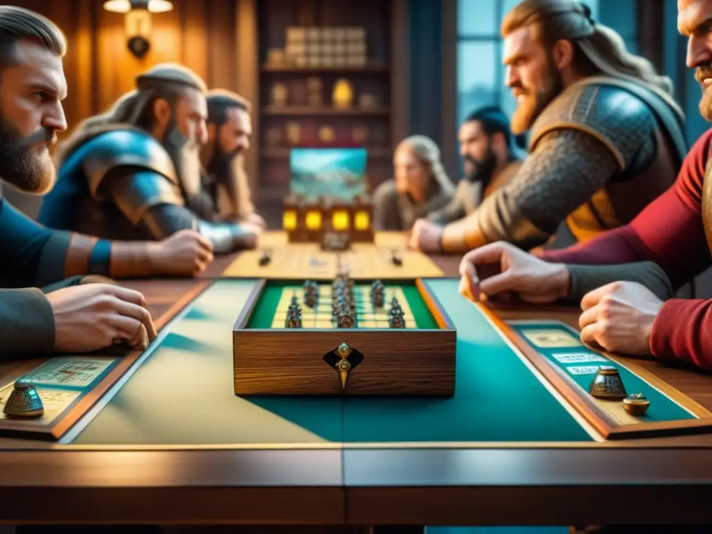 Grupo inmerso en 'Vikings juego de mesa estrategias'