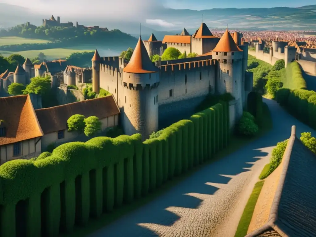 Explora la historia y el encanto de Carcasona, Francia, con sus murallas fortificadas, torres y calles adoquinadas