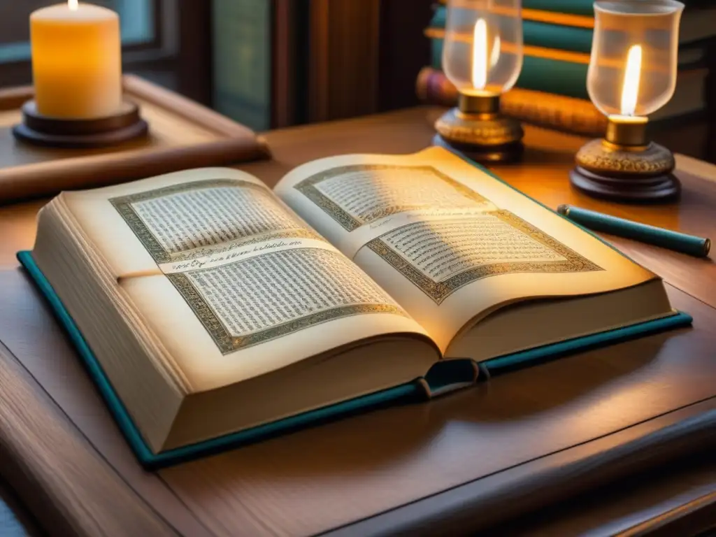 Entra en la historia del Scrabble en Oxford con este antiguo libro ilustrado en una biblioteca iluminada por velas