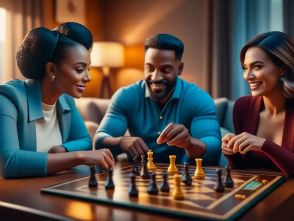 Juego de mesa: Diversión y conexión en familia Una imagen envolvente de juegos de mesa inclusivos todas edades