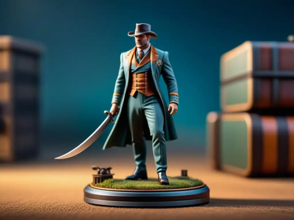 Increíble detalle de la miniatura del juego de mesa Scythe, ideal para coleccionistas de merchandising Scythe juegos de mesa