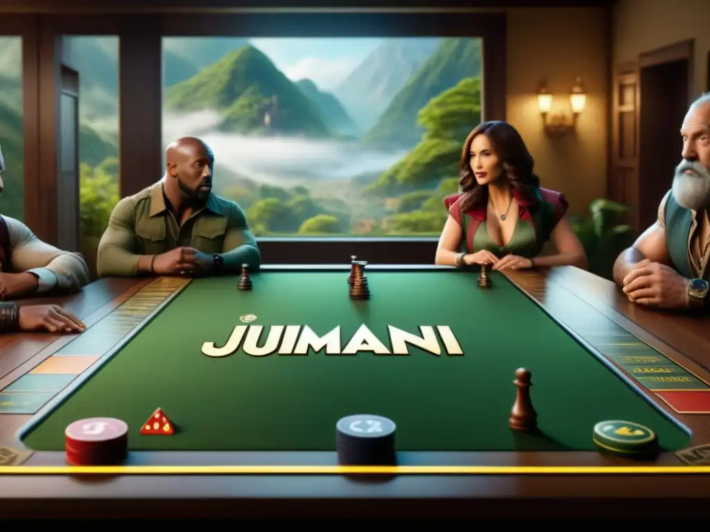 La influencia de los juegos de mesa en el cine y la literatura, comparando escenas de 'Jumanji' en tablero y película