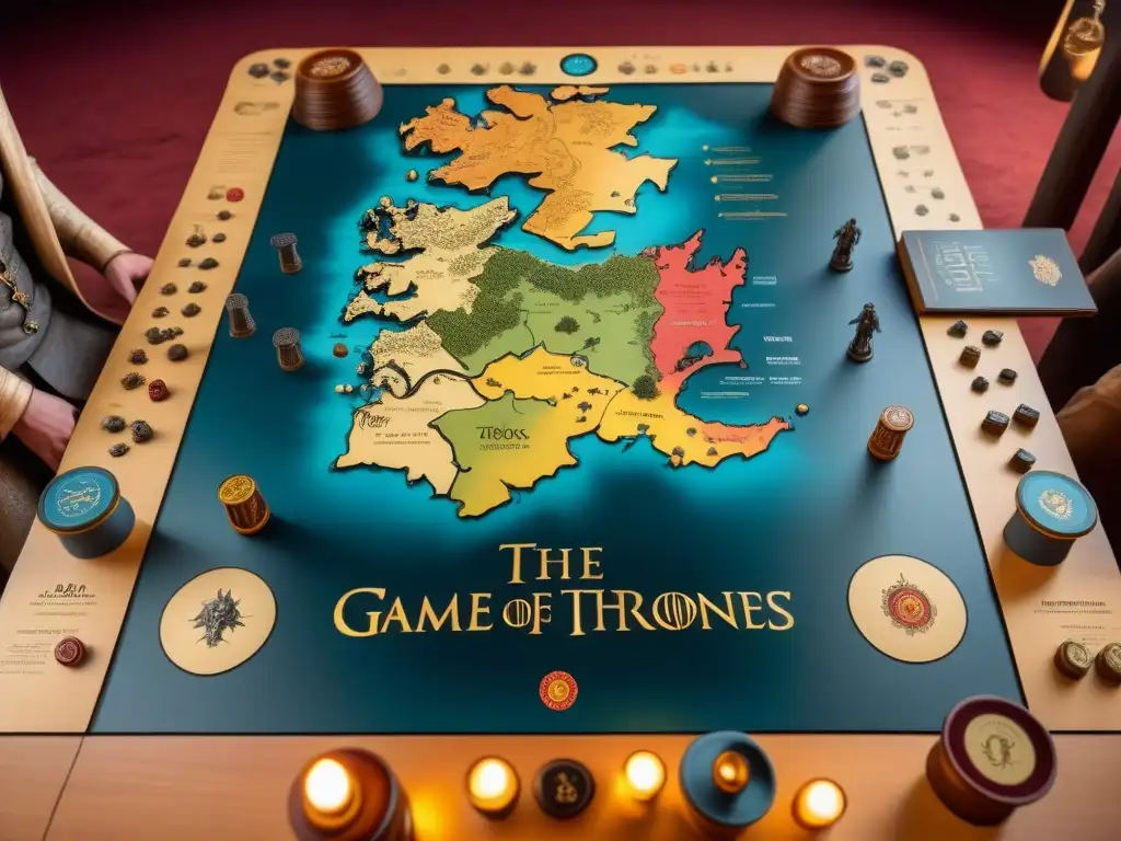 Una intensa partida de Risk: Game of Thrones