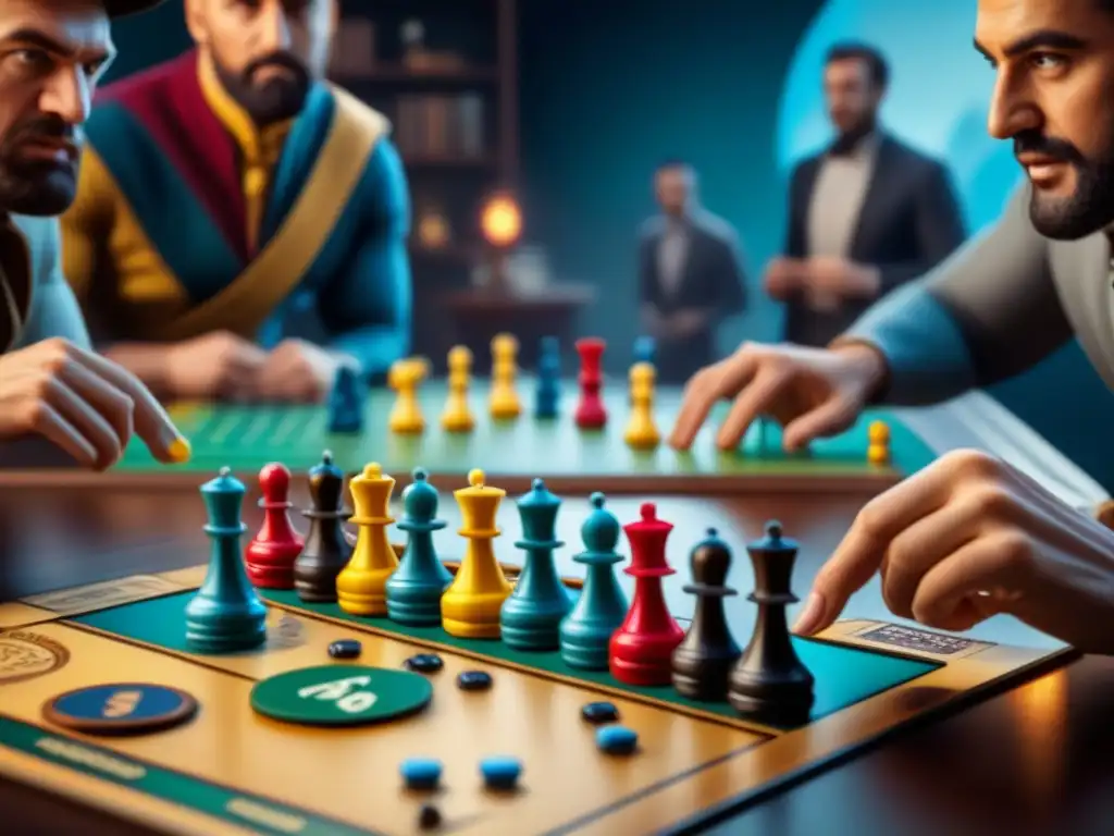 Intensas emociones y estrategias en juego de mesa